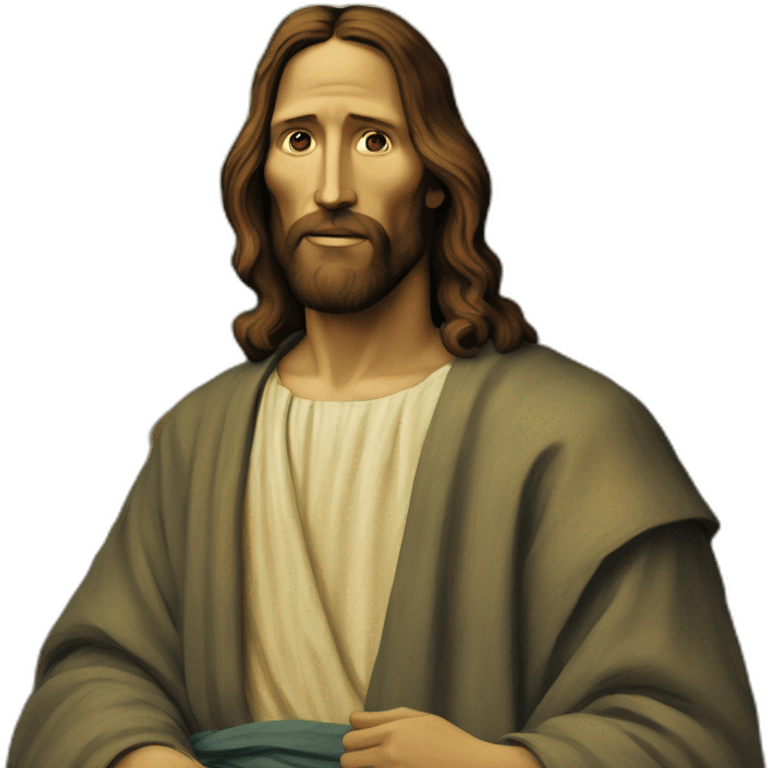 Jesus in van gogh style emoji