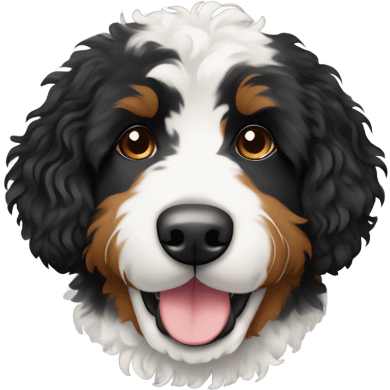 Bernedoodle  emoji