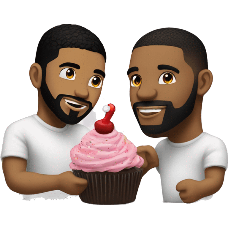 drake and EDP456 eating cupcakes emoji