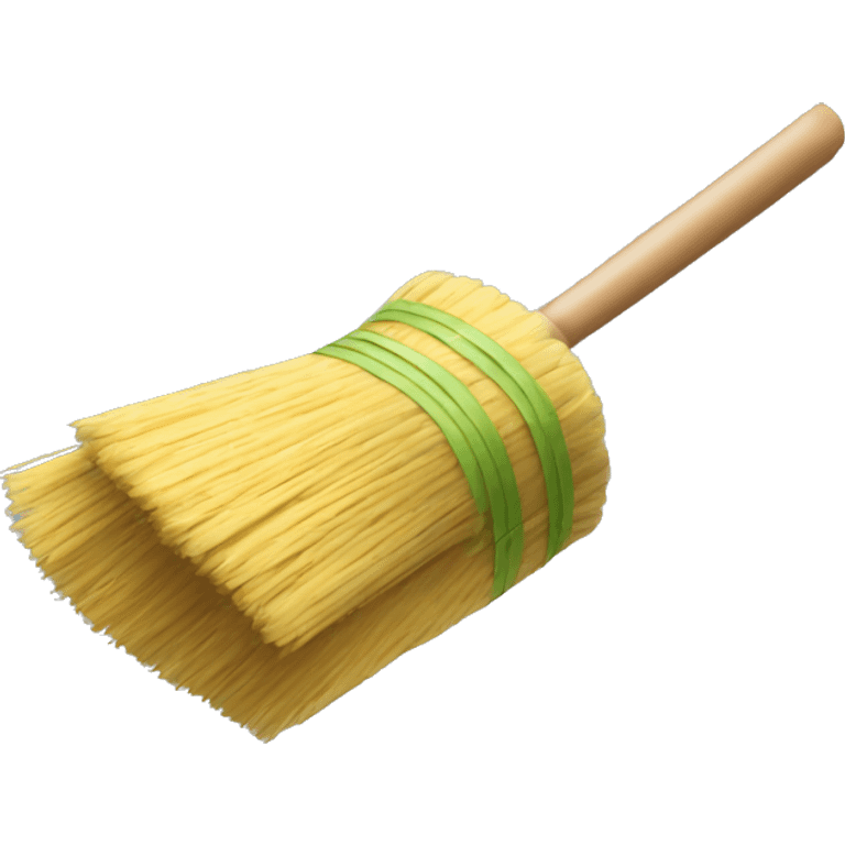 cylindrical broom emoji