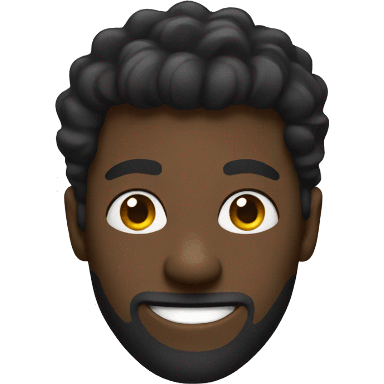 Black man doing thumbs up emoji