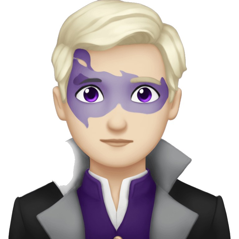 Rhysand from acotar with purple eyes emoji