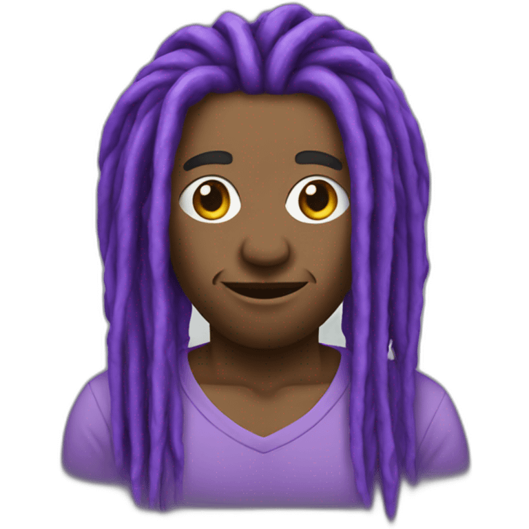 matue purple dreads emoji