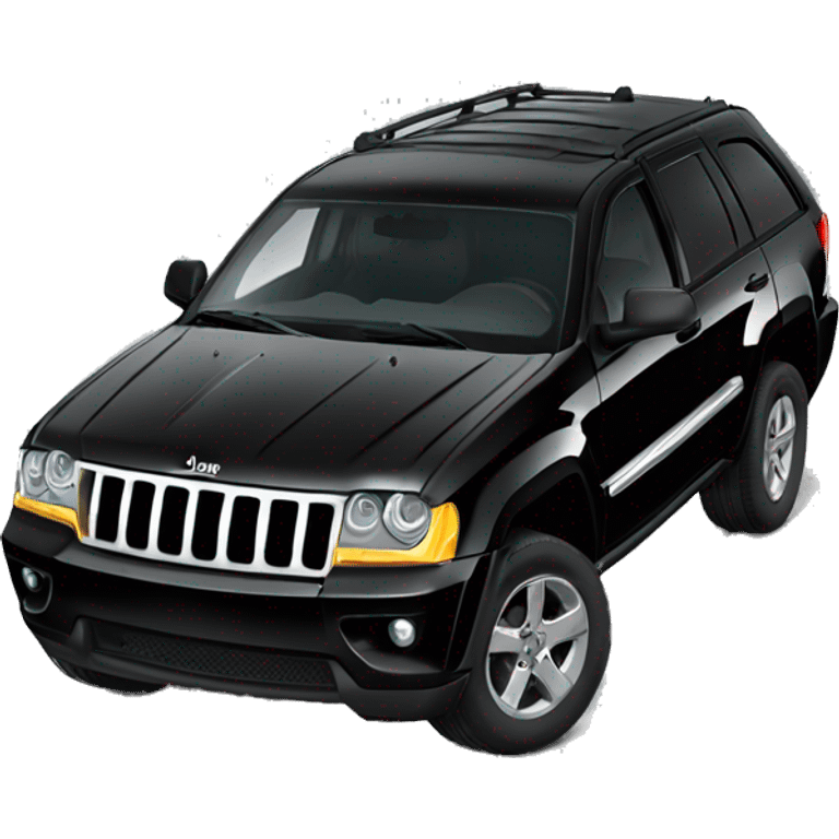 Black Jeep grand Cherokee no chrome emoji