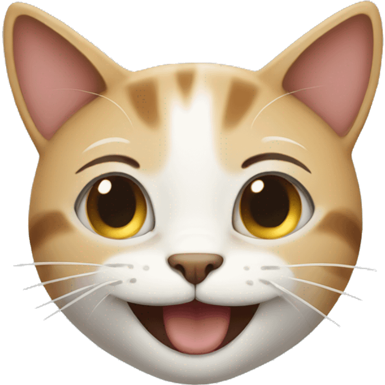 Cat smile emoji