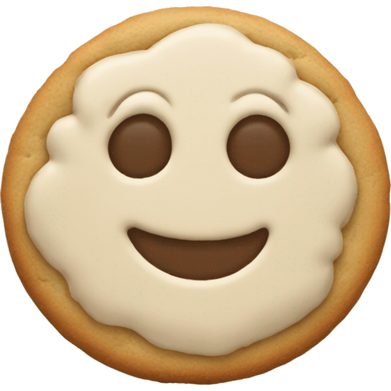 Beige asthetic christmas Cookie  emoji