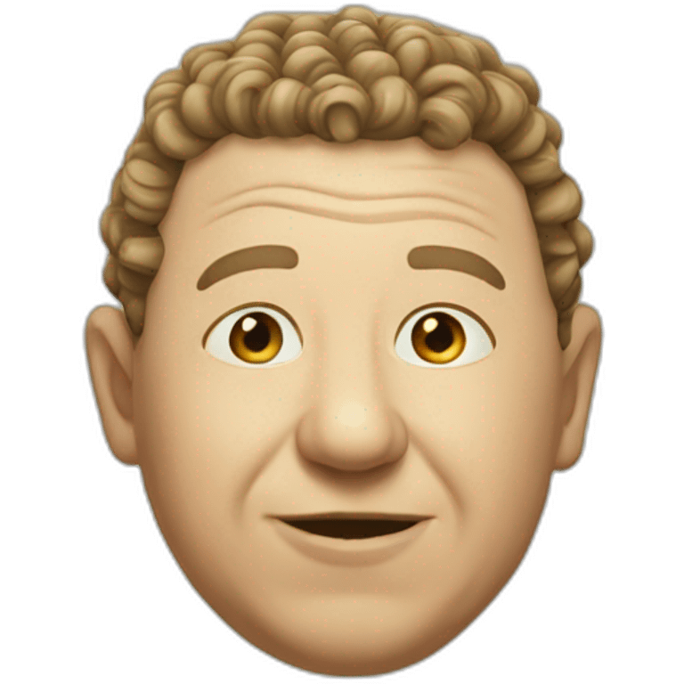 Curly Howard emoji