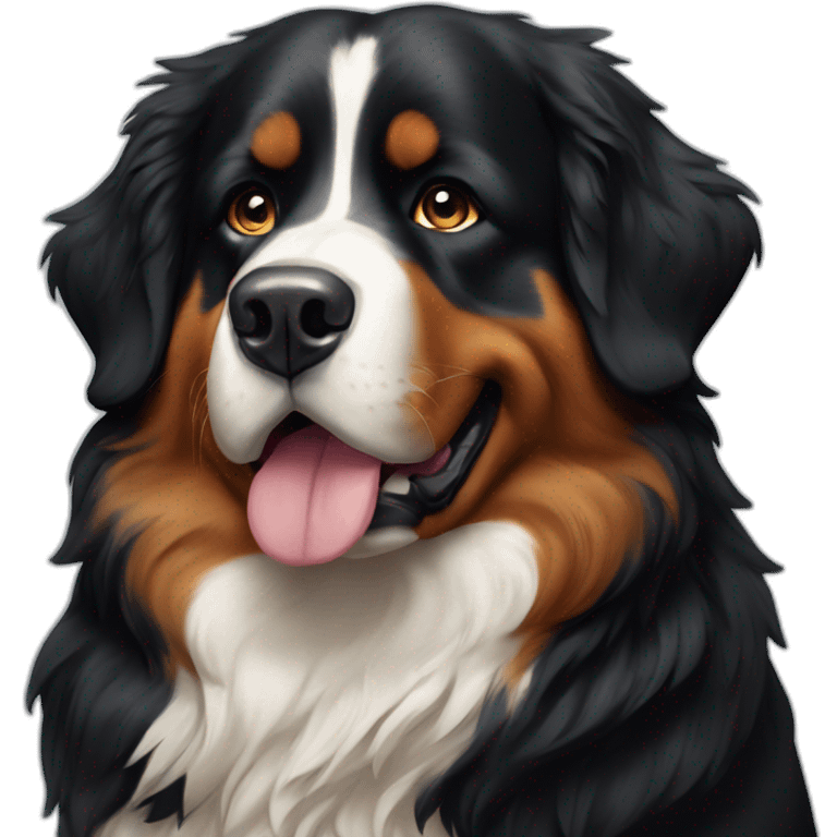 Bernese mountain dog 007 emoji