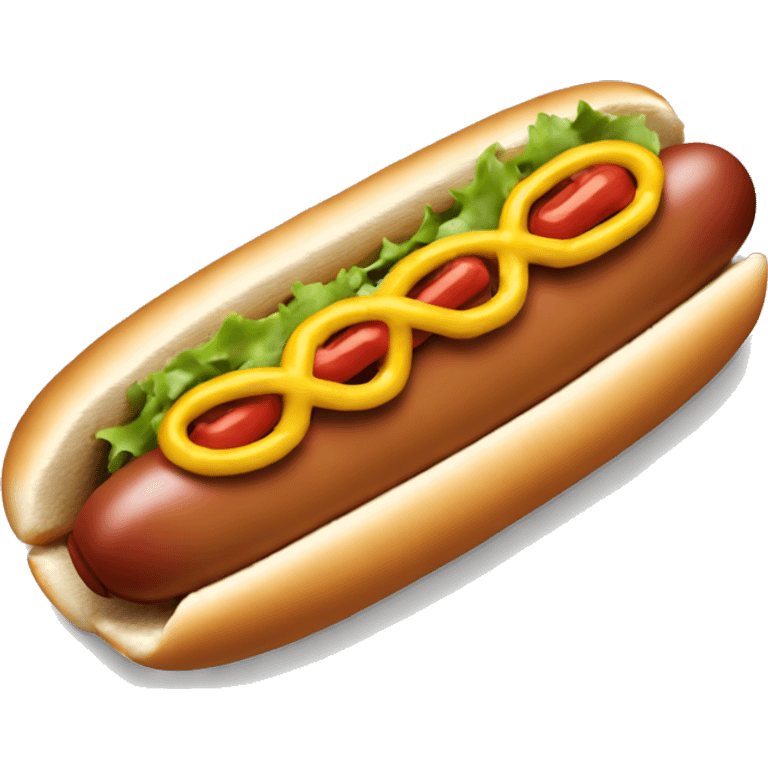 Chicago style hot dog emoji