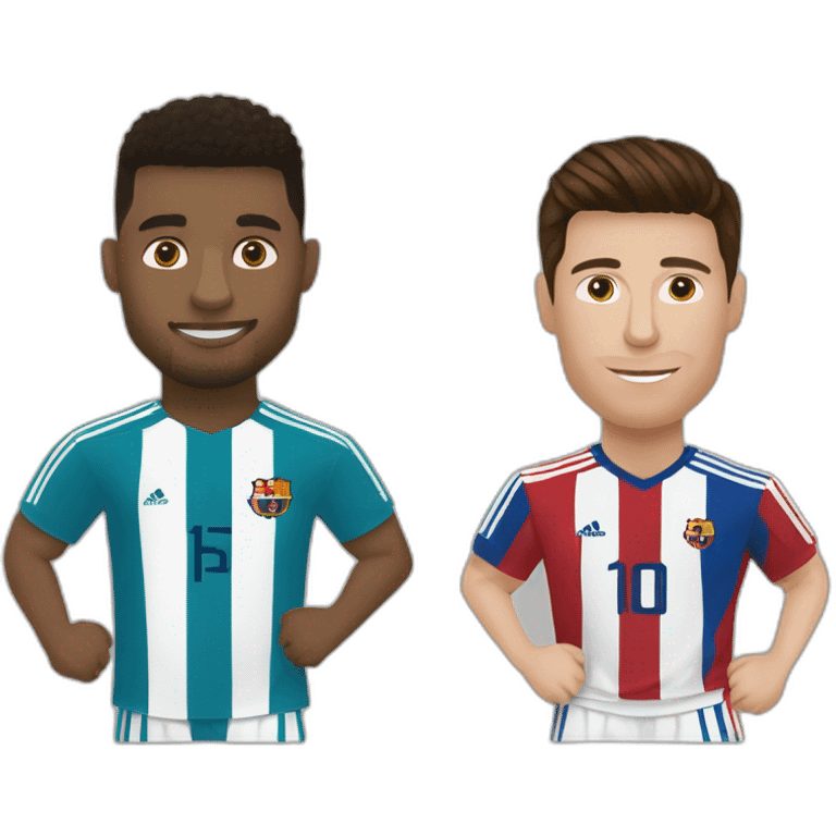 Ronaldo et messi emoji