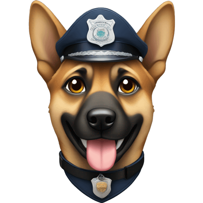 Police dog emoji