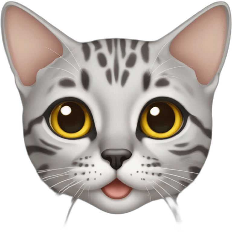 Egyptian Mau cat emoji