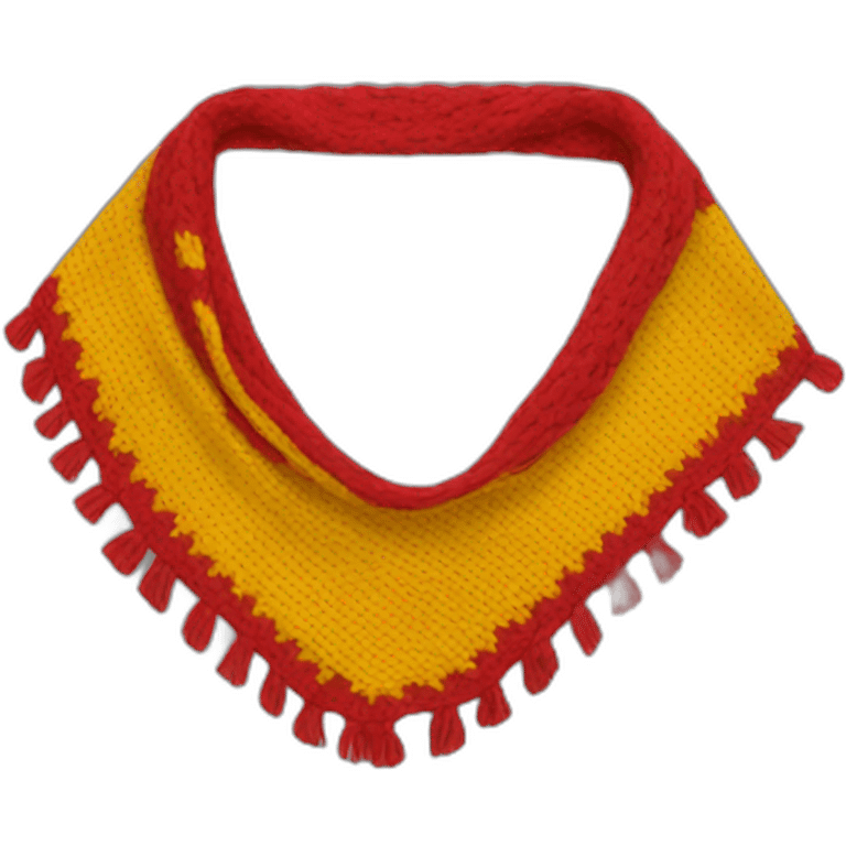 Red and yellow Scout scarf emoji