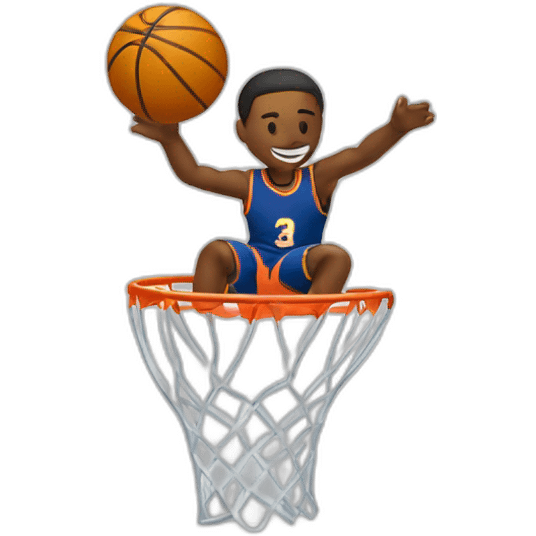 Personne qui Dunk sur une autre personne emoji