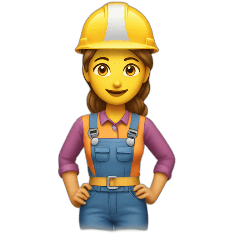 builder woman emoji