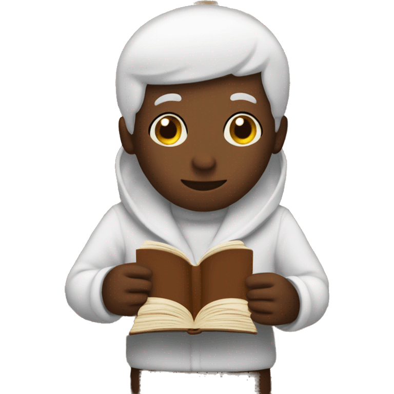 Cocoa and books emoji