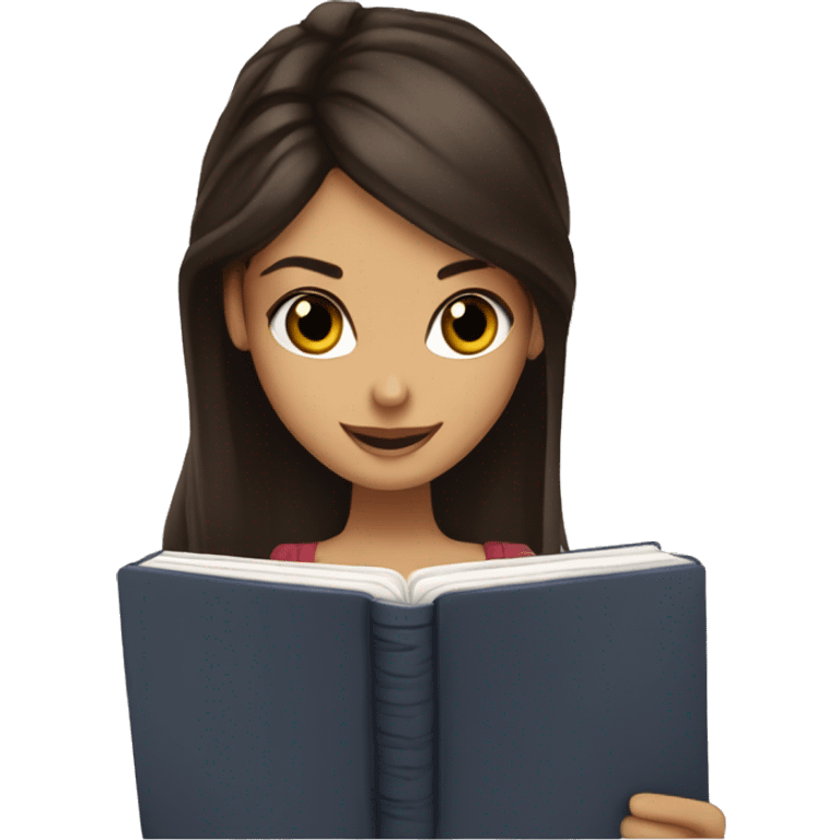 Elena Gilbert from the Vampire Diaries writing in her Diary emoji