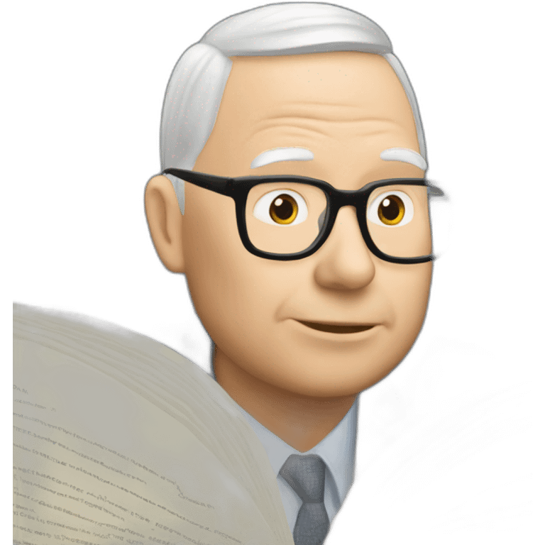 charlie munger reading a book emoji