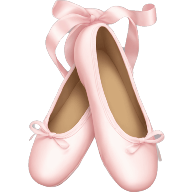 Pale pink ballet shoes emoji