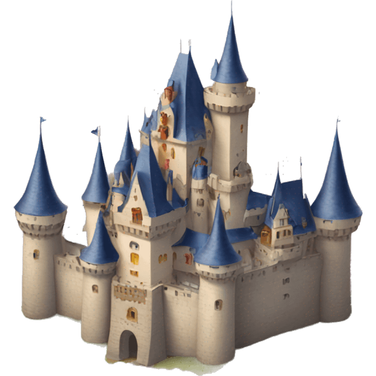 French fairytale castle  emoji