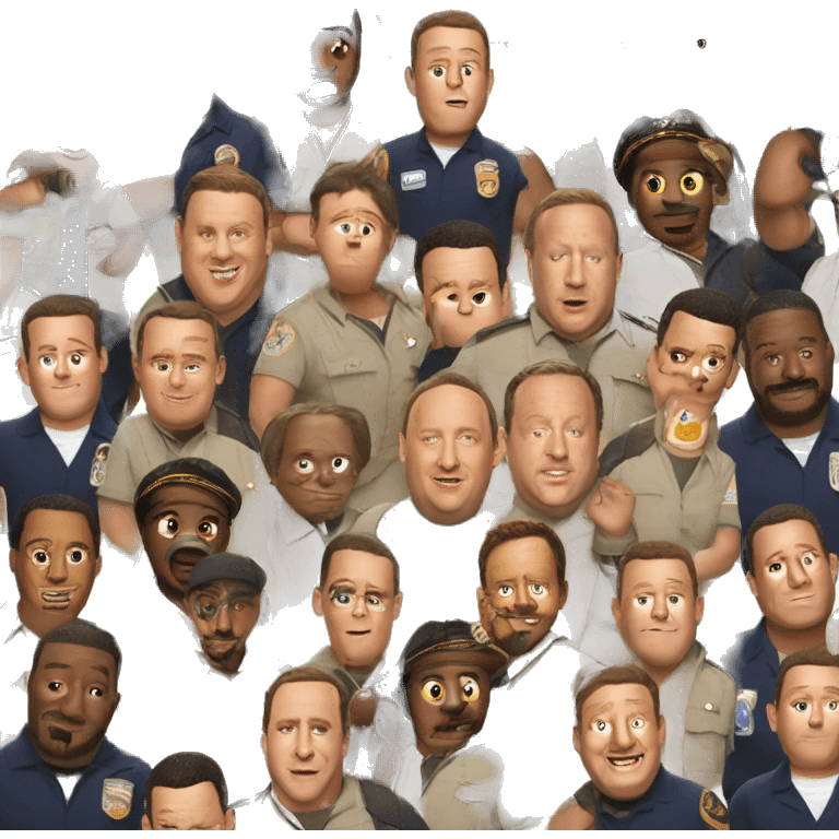 Kevin James King of Queens Post man Uniform emoji