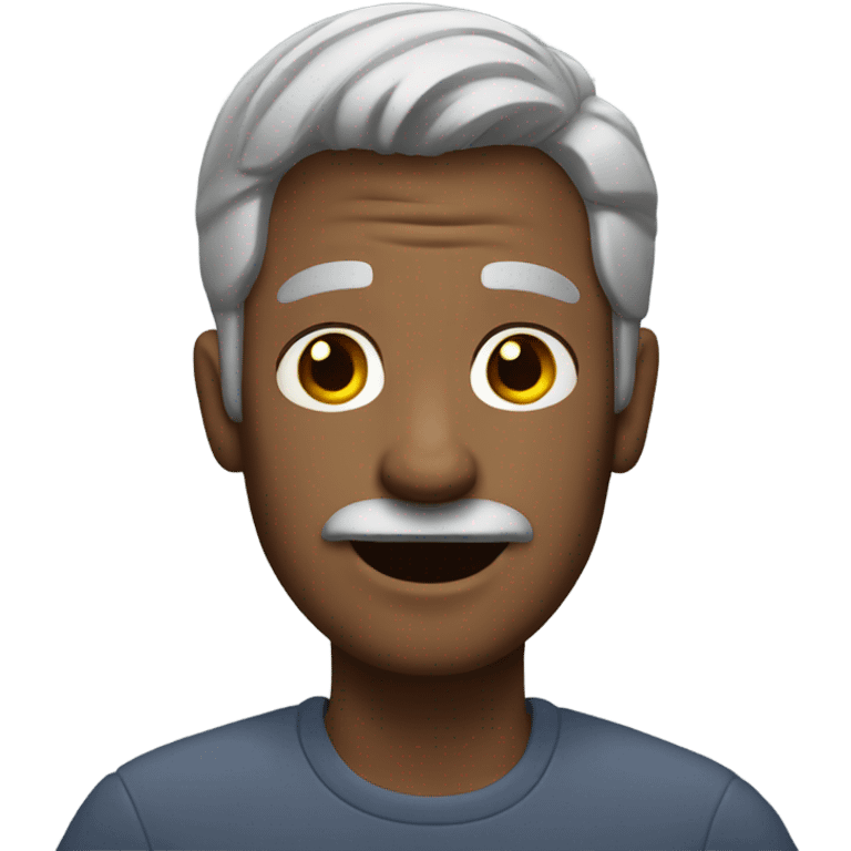 dad with grey hair emoji