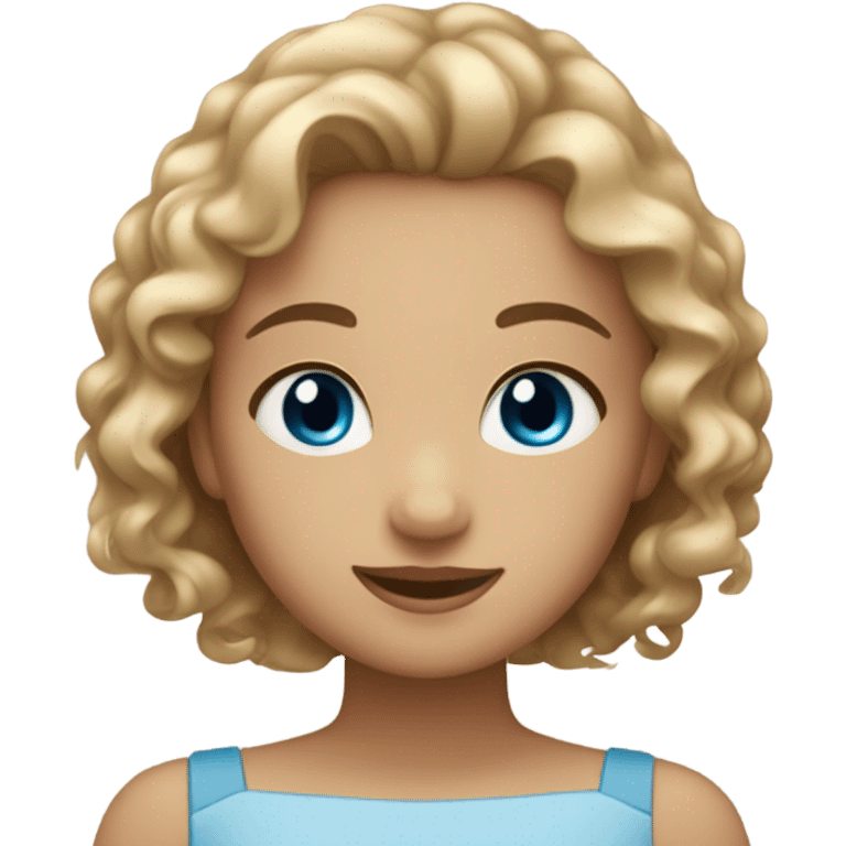 Two girls embracing one with blonde hair and blue eyes and the other girl brown curly hair and brown eyes with light brown skin emoji