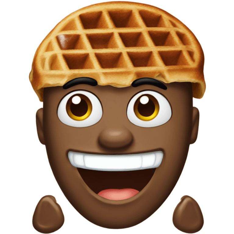 nutella waffle emoji