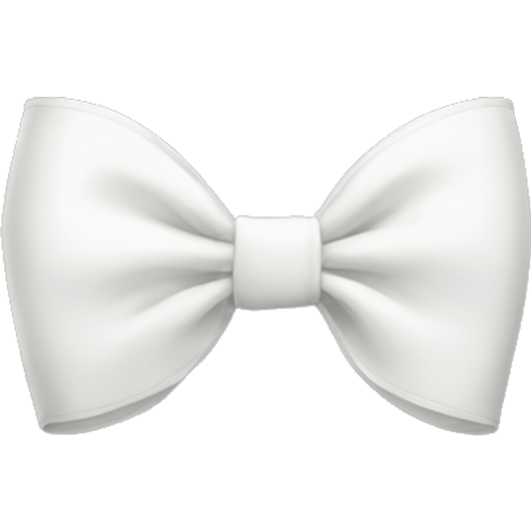 White bow emoji