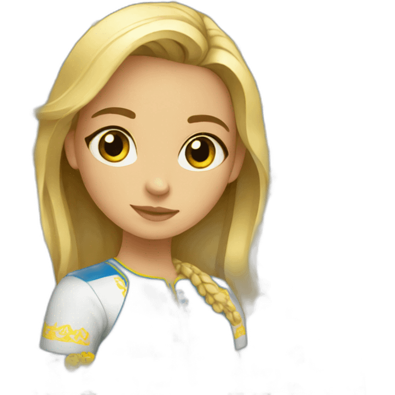 ukraine girl emoji