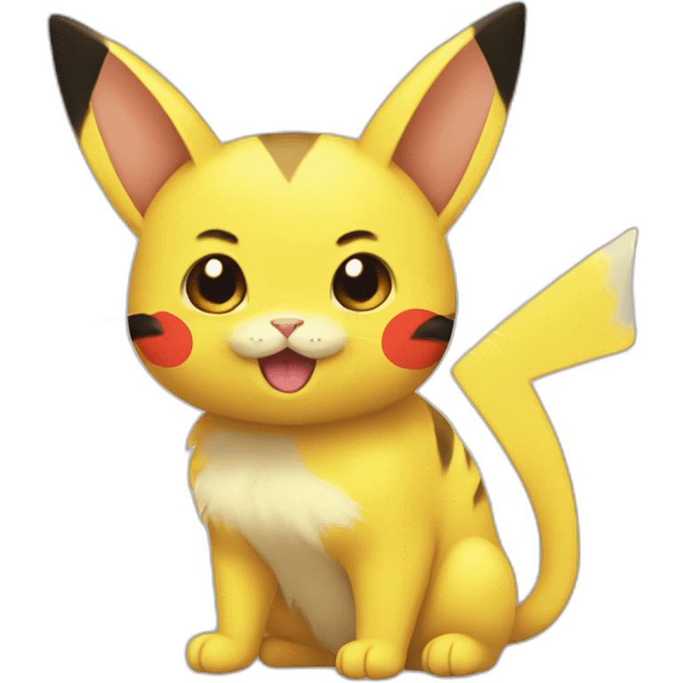 cat pikachu emoji