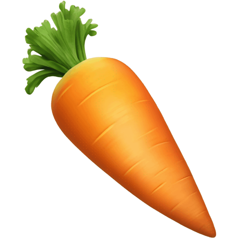 Carrot going into a yellow Peach  emoji