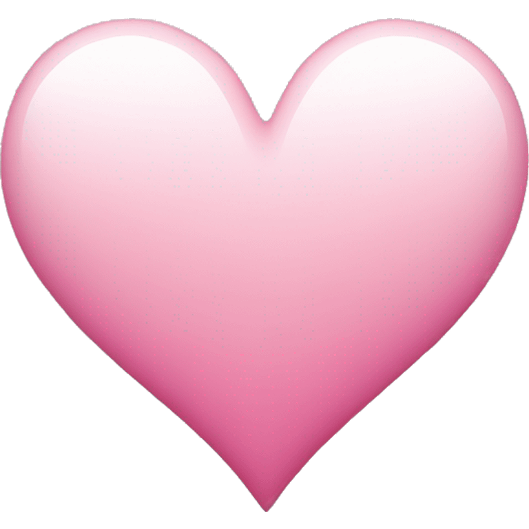 Pink and white heart  emoji