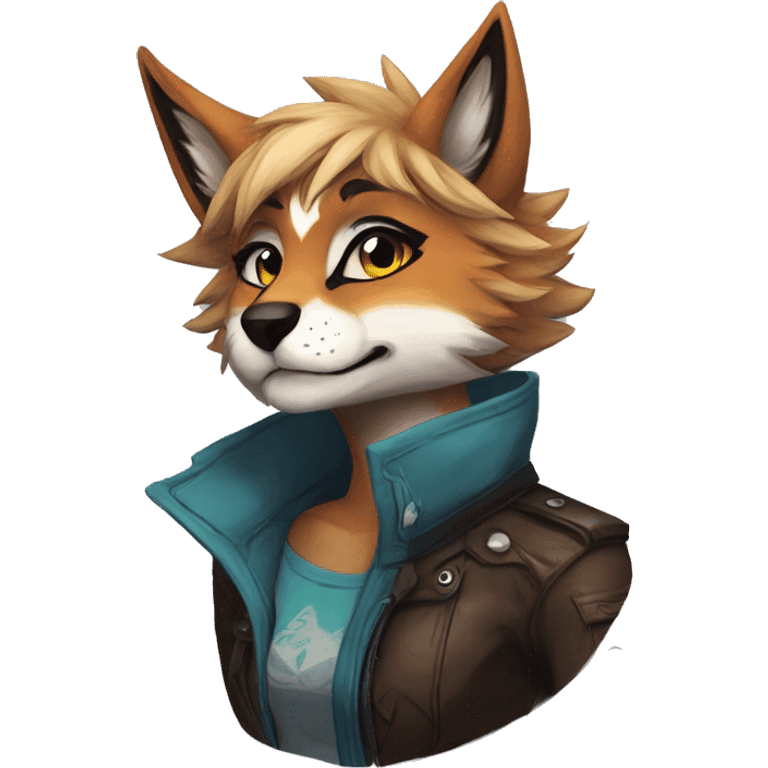 Edgy anthro furry by Falvie, LiLaiRa, AngieWolf emoji