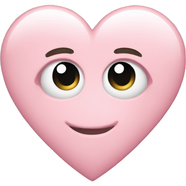 Light pink heart  emoji