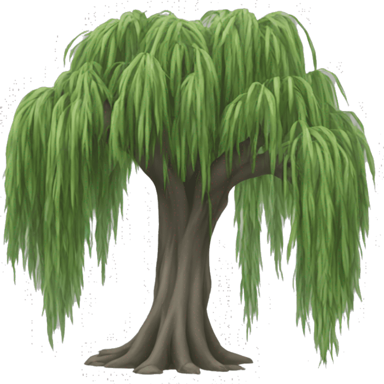 weeping willow tree emoji