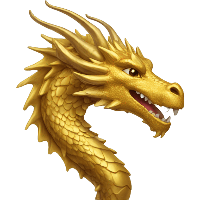 Gold dragon emoji