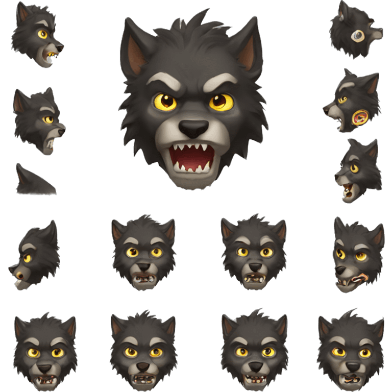 werewolf folds emoji