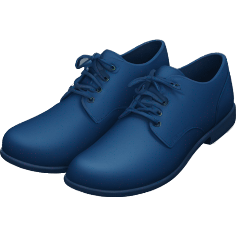 dark blue men's shoes emoji