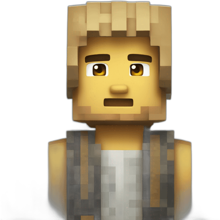 Minecraft character sord emoji