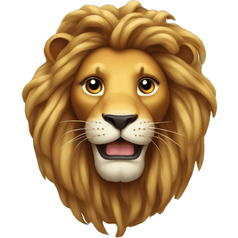 Lion with a knot emoji