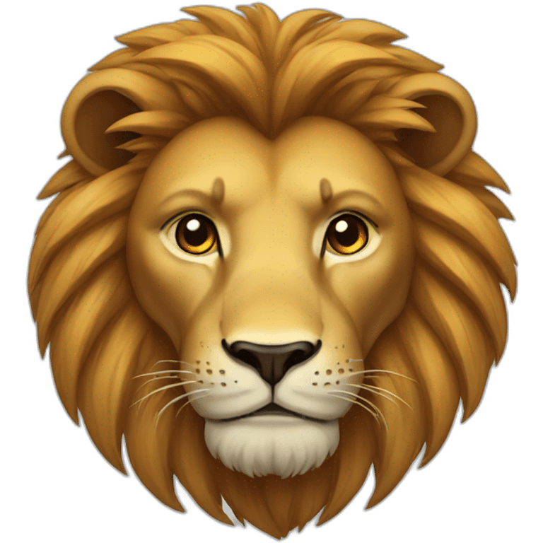 a lion emoji