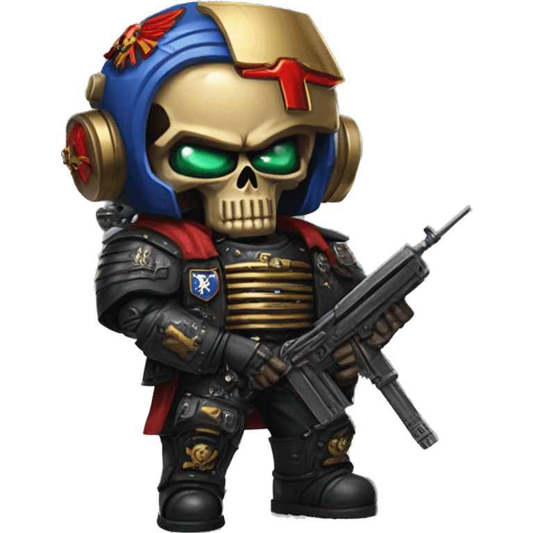 warhammer 40k terminator with Russian coats of arms emoji