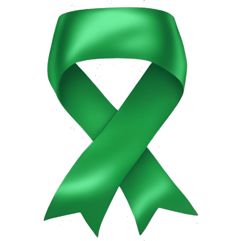 green ribbon emoji