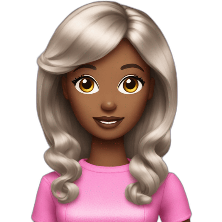 Black Barbie  emoji