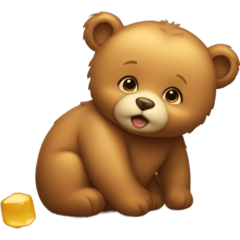 Honey baby bear emoji