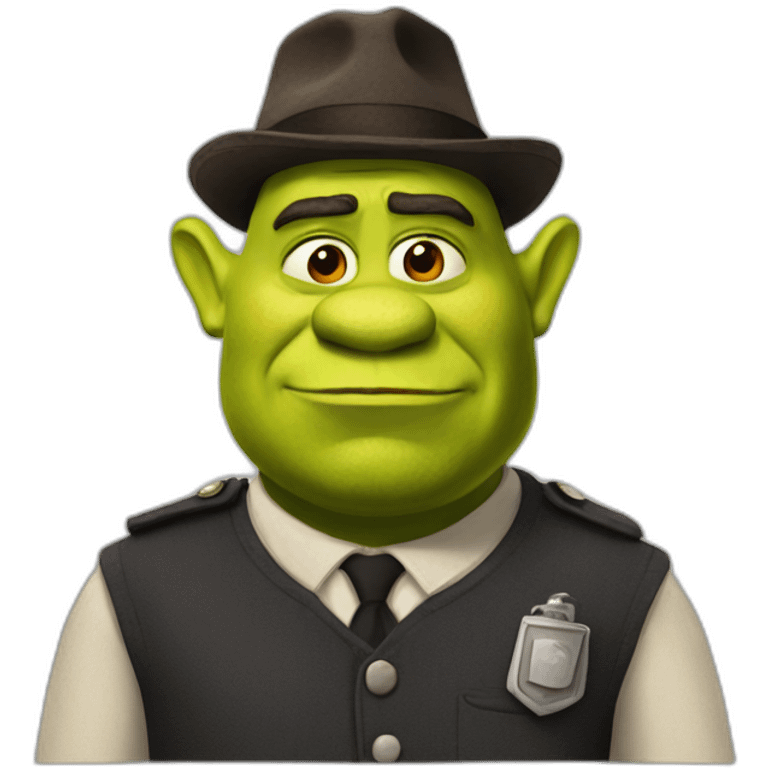 shrek inspector emoji