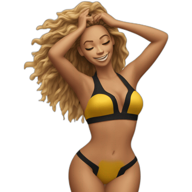 Beyonce entrain de faire un DAB emoji