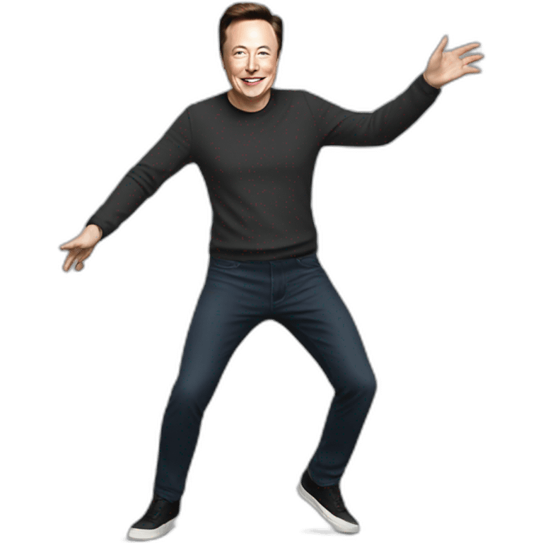 elon musk dancing emoji