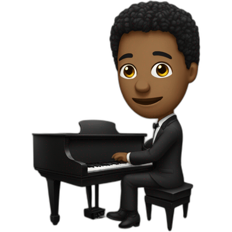 The pianist emoji